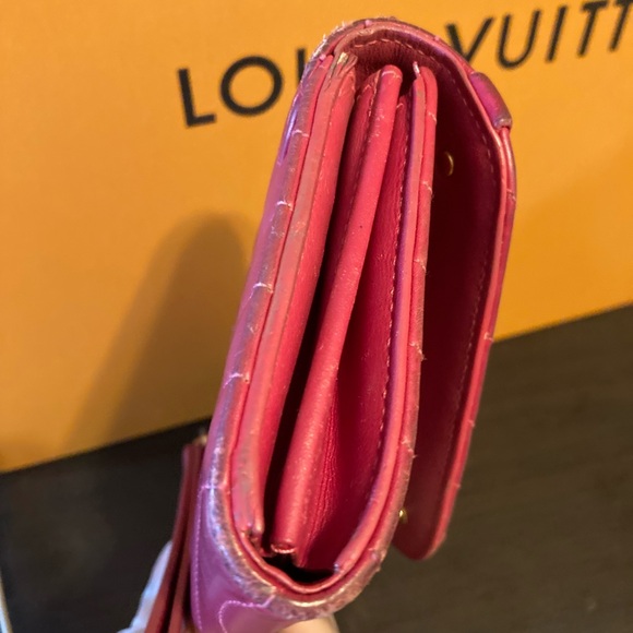 Louis Vuitton Pink Leather Clutch - Picture 8 of 8